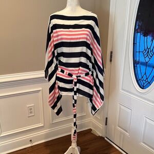 Striped Women's Top with Belt